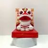 Nuevo Adorno Creativo para Coche de Danza del León Solar Estilo Chino Danza del León Auspiciosa Tendencia Nacional León Decoración Interior de Hogar y Coche
