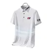 Camisa Polo Esportiva Respirável da Seleção Nacional para Homens e Mulheres, Manga Curta de Seda de Gelo Secagem Rápida Estilo Chinês Gola Polo Camiseta, Roupa de Fitness para Treinador