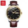 Procesamiento y Personalización de Fábrica de Relojes Reloj de Cuarzo Oem/Odm Doble Calendario Comercio Exterior Transfronterizo Reloj para Hombre Logo Personalizado para Hombre