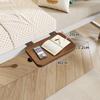 Prateleira de Armazenamento de Cabeceira Essenciais para Dormitório Mesa de Armazenamento de Prateleira de Cabeceira Suspensa Dobrável Cama Bunk Bed Barreira Anti-Passo