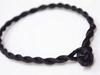 Pulsera Trenzada de Cuerda Negra de 4 mm de Espesor Pulsera de Cuerda Negra Brillante al por Mayor Pulsera del Año Zodiacal Pulsera de Cuerda Negra Retorcida a Mano