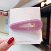 Horquilla de ácido acético para celebridad cibernética de Corea del Sur Horquilla simple Tocado Clip de una palabra Clip lateral femenino Clip de inserción Clip superior