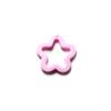 Colgante Acrílico Estrella de Cinco Puntas de 30 mm con Agujeros Colgante para Llavero Pendientes Paquete de Material Accesorios de Joyería DIY