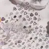 Cyansea Laser Prata Adesivos de Arte para Unhas Estilo Gótico Rosa Quente Fábrica de Adesivos para Unhas Atacado Adesivos de Arte para Unhas