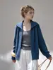 Cárdigan de punto redondo suave y casual estilo sal y pimienta para mujer, nuevo suéter de punto coreano de nicho suave y acogedor para otoño e invierno con cremallera