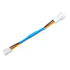 Cable Reductor de Velocidad para Ventilador de 3 Pines, Cable de Alimentación para Control de Velocidad de Ventilador de 4 Pines, Cable Reductor de Velocidad para Ventilador de 4 Pines con Control de Temperatura PWM, Gabinete de Computadora