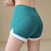 Shorts de tres puntos Ajustados Yoga Traje de baño Shorts Cadera Melocotón Contraste Verano para Mujer Ropa Exterior Cintura Alta Fitness Secado Rápido Pantalones Cortos Hot