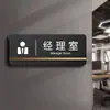 Placas de Porta de Escritório Personalização Abrangente Escritório Geral Sala do Gerente Placas de Negócios Acrílico Público