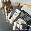 Urso acessório em osso de camelo facetado em formato de coração para pulseiras artesanais DIY, joias e acessórios de moda T2247