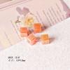 Color Jelly Sense AB Color Glitter Square Vintage Frisado Fine Flash Handmade DIY Brincos Brincos Material Acessórios