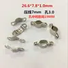 Abrazaderas de fijación de alambre de metal, abrazaderas de alambre con forma de puente de arco, clips de sillín, clips de alambre, clips para accesorios de cableado e iluminación