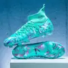 Zapatos de fútbol con tacos largos transfronterizos para hombre, tacos de césped artificial de caña alta, zapatillas deportivas para estudiantes jóvenes, zapatos para entrenamiento de competición