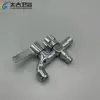 Grifo de doble uso directo de fábrica uno en dos salidas 4 puntos antes y después del doble lavado de agua lavadora fregadero de mopa frío único apertura rápida
