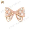 Sapatos Femininos Full Diamond Super Flash Strass Laço Duplo Fivela de Flor para Sapato Acessórios de Sapato Decoração de Roupa DIY Acessórios para Bolsa de Sapato Atacado
