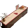 Novo Estilo Chinês Mesa de TV Tapete de Mesa Toalha de Mesa Vermelha Aparador Sem Lavagem Impermeável e à Prova de Óleo Couro Proteção de Bancada de Sapateira