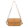 Bolsa Transversal Feminina Moda Versátil 2025 Verão Nova Bolsa de Ombro Moda Commuter Nicho Pequena Bolsa Quadrada