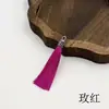 Borla Pequeña de 6CM Borla Anillo de Tirador de Sombrero de Aleación Borla Regalo Adorno de Borla Hecho a Mano DIY Accesorios para Bolsos Ropa Borla