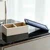 Suministros de Resina para Hotel de Lujo Ligero Personalizados de Fábrica Caja de Té de Resina para Hotel Caja de Té para Habitación de Hotel Personalización