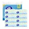 Papel de Seda Vinda 3 Capas 100 Hojas 8 Paquetes de Pañuelos Faciales Desechables para Uso Doméstico Paquete Económico Pañuelos Faciales Desechables