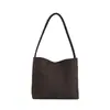 Bolso de hombro tipo tote de gran capacidad, nicho, para ir al trabajo, con patrón tejido de moda coreana y japonesa, nuevo de otoño para mujer