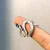 Anillo de Serpiente para Hombres y Mujeres Topacio Moda Sexo Estilo Frío Lujo Ligero Apertura Anillo Ajustable Fabricantes Avanzados