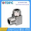 Conector de Torção Rápida de Aço Inoxidável 304 Terminal Cotovelo Roscado Externo Terminal Cotovelo Conector de Torção Rápida Tdpc