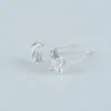 Pendientes Asimétricos de Circonita de Estrella y Luna para Mujer, Diseño de Nicho, Pendientes de Alta Gama, Versátiles, Personalizados, Pendientes Compactos