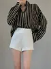 Shorts Blancos Mujer Primavera Verano 2026 Nuevos Cintura Alta Sueltos Adelgazantes Casual Versátil Línea A Traje Pantalones de Pierna Ancha Ropa Exterior