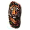 Suministro Exclusivo Transfronterizo de Tatuajes de Cofre de Dragón y Hombro, Tatuajes de Flor de Dragón en el Brazo, Tatuajes Realistas de Línea, Impermeables, de Larga Duración, Audaces Pegatinas de Tatuaje Estilo Celebridad de Internet