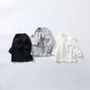 Bodies para Bebês para Homens e Mulheres Body com Botão no Ombro Manga Longa Camiseta Primavera e Outono Camisa de Base Tops para Meninas de 0 a 3 Anos Algodão