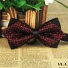 Novo em estoque gravata borboleta masculina multicolorida de poliéster para casamento casual de negócios Shengzhou fabricantes atacado de longo prazo