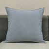 Almohada de pana Cojín grande Funda de almohada Sin núcleo Sala de estar Sofá Cojín de respaldo Almohada de sentido de alta gama Cuadrada