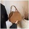 Bolsa Pequena Super Popular para Mulheres, Nova Moda Outono e Inverno 2026, Bolsa Transversal Retro Fosca, Bolsa de Mão Bolsa Bowling
