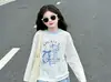 Roupas de Primavera para Meninas 2026 Novo Conjunto Elegante e da Moda de Duas Peças com Camiseta de Manga Longa com Proteção Solar para Meninas Mais Velhas