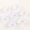 Princessa Sirena Acrílica Recubierta con UV Cabeza de Gato Perla Color Aurora Agujero Grande Cuentas Material para Lazo de Cabello Pulsera Collar