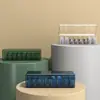 Caixa de Armazenamento de Cartas, Porta-Cartas Transparente para Cartas Colecionáveis, Grande Capacidade, Organizador Portátil de Cartas Yu-Gi-Oh com Divisórias e Tampa