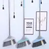 Set de Escoba Engrosada con Escoba de Plástico, Recogedor, Mango de Acero Inoxidable, Escoba para Barrer la Sala de Estar, Escoba y Recogedor para el Hogar Combo