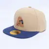 Gorras de Hip-Hop para Niños al por Mayor Transfronterizas Bloques de Color Casual Letra a Gorra de Béisbol Guardería Performance de Street Dance Gorra Elegante