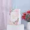 Amazon Spot Venta al por mayor Bolsa de Papel Kraft Bolso Estampado en Caliente Bolsa de Regalo de Cumpleaños Colorida Creativa Bolsa para Empaquetar Dulces