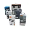 Caja de embalaje para auriculares Bluetooth caja de color para producto digital caja de embalaje para cable de datos y cargador caja personalizada de papel Kraft