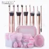 Kit de Pincéis de Maquiagem Explosão Transfronteiriça Conjunto de 33 Peças Beauty Egg Esponja de Pó Pincel de Sombra Super Macio Pincel de Base Beleza Atacado