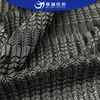 Punto Jinmai Tela de Malla Elástica de Spandex Ropa de Escenario Protección Solar Tops de Manga Larga Ropa Deportiva Malla de Punto de Trama