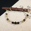Collar de cristal para mascotas, con cuentas de cristal blanco natural y piedras de ojo de tigre rojo y azul, un collar de piedras curativas para perros y gatos