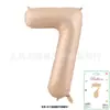 Globos Digitales de Tarjeta de 40 pulgadas Cubierta Dura Envueltos Individualmente Tarjeta de Papel Globos de Papel de Aluminio Globos de Decoración para Fiesta de Cumpleaños Venta al por Mayor