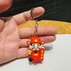 Chaveiro Desenho Animado Deus da Riqueza Estilo Chinês Boneco Deus da Riqueza Pingente de Bolsa Chaveiro de Carro Festival da Primavera Dia de Ano Novo Pequeno Presente