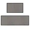 Alfombra de Piso Tejida Antideslizante Lavable de Lino para Cocina Amazon Popular Transfronteriza con Respaldo de Caucho Natural Alfombra de Sarga