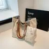 Set de Dos Piezas de Gran Capacidad 2026 Simple Casual Nueva Moda Estampado Bolso Tote Cruzado de un Solo Hombro para Mujer
