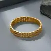 Pulseiras de Relógio Europeias e Americanas Mais Vendidas, Pulseiras de Relógio Minimalistas Populares, Pulseiras de Aço Titânio Gravadas a Laser, Acessórios de Mão Modernos e Estilosos