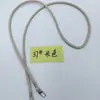 Alça de Bolsa Transversal de Cordão de Couro PU Redondo de 6mm, Cordão Durável e Resistente com Núcleo, Lanyard Costurado para Celular, Acessórios para Alça de Ombro Atacado