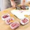 Caja de Almacenamiento para Refrigerador Caja para Compartimento de Carne Congelada Caja para Verduras Congeladas Caja de Empaque de Alimentos Organización para Refrigerador de Grado Alimenticio